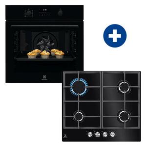 Electrolux EOD6P77WZ Beépíthető sütő + Electrolux KGG64262K Beépíthető gázfőzőlap