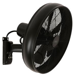 Breeze fali ventilátor, fekete, 41 cm átmérőjű, csendes – Beacon Beacon Lighting, Breeze, Fekete, Nappali, Műanyag