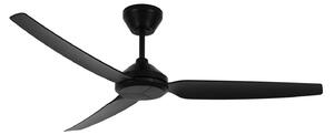 Polis mennyezeti ventilátor, fekete, Ø137 cm, csendes – Beacon Beacon Lighting, Polis, Fekete, Nappali, Műanyag, Modern