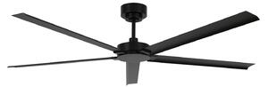 Monza mennyezeti ventilátor, fekete, Ø152 cm, IP55 – Beacon Beacon Lighting, Monza, Fekete, Nappali, Alumínium, Modern