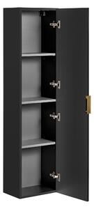 Comad Adel Black szekrény 35x25x140 cm oldalt függő fekete ADEL BLACK 80-01-B-1D