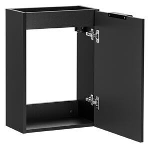 Comad Adel Black szekrény 40x22x57 cm Függesztett, mosdó alatti fekete ADEL BLACK 82-40-B-1D