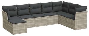VidaXL Polyrattan Kerti Ülőgarnitúra - 8 részes