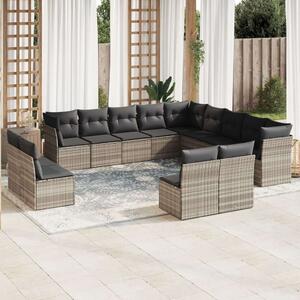 VidaXL Polyrattan Kerti Ülőgarnitúra - 12 részes