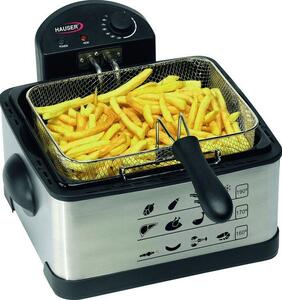 Hauser DFS-430 Olajsütő, 4l, 2000W, rozsdamentes acél