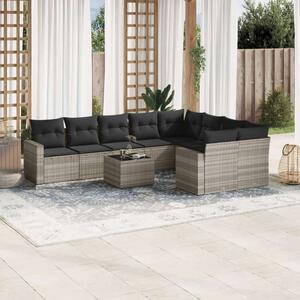 VidaXL Polyrattan Kerti Ülőgarnitúra - 10 részes