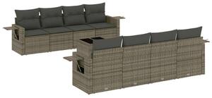 VidaXL Polyrattan Kerti Ülőgarnitúra - 9 részes