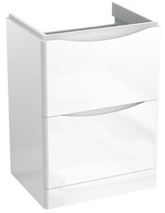 Strama Austin szekrény 58.6x44.6x81.7 cm álló, mosdó alatti fehér 11.102.00