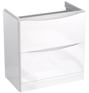 Strama Austin szekrény 78.1x44.6x81.7 cm álló, mosdó alatti fehér 11.103.00