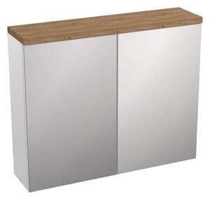 Strama Ovo szekrény 79.5x20.1x65.5 cm oldalt függő fehér-tölgy 12.401.00