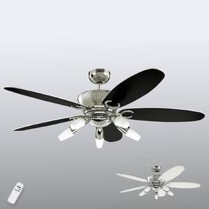 Arius távirányítóval rendelkező mennyezeti ventilátor világítással – Westinghouse, Arius, Fekete, Nappali, Fém, Modern