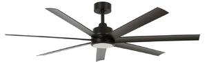 Atlanta mennyezeti ventilátor világítással, fekete, csendes – Beacon Beacon Lighting, Atlanta, dimmable, Fekete, Nappali, Műanyag, Modern