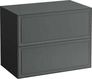 Laufen The New Classic szekrény pulttal 77.5x45.5x60 cm Függesztett, mosdó alatti szürke H4060160856271