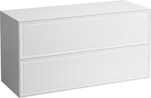 Laufen The New Classic szekrény pulttal 117.5x45.5x60 cm Függesztett, mosdó alatti fehér-fekete H4060260851701