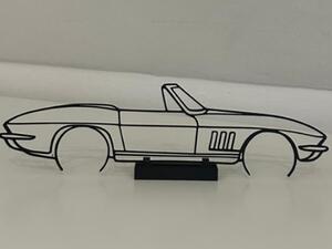 Chevrolet Corvette Convertible 1966 faldekoráció