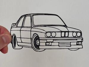 BMW E30 faldekoráció