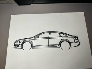 Audi A6 2006 faldekoráció