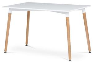 Étkezőasztal 120×80 cm, MDF, Fehér. DT-304 WT