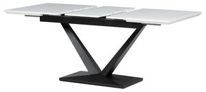Bővíthető Étkezőasztal 140–180×85 cm, MDF, Fehér. HT-W1630 WT