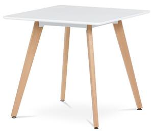 Étkezőasztal 80×80 cm, MDF, Fehér. DT-312 WT