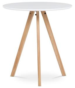 Fehér MDF Étkezőasztal 70×70 cm. DT-320 WT