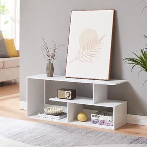 TV asztal Anän 100x30x42 cm fehér [en.casa]