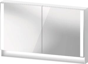 Duravit Qatego szekrény 120x15.5x75 cm tükörrel fehér QA7153018180010