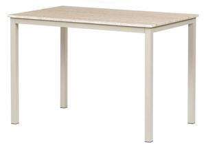 Étkezőasztal 110x70x75 cm, MDF, travertin, GDT-202 TRV