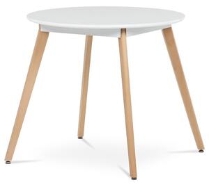 Kerek Étkezőasztal 80×80 cm, MDF, Fehér. DT-316 WT