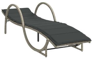 VidaXL Napozóágy - Polyrattan - 199cm
