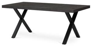 Étkezőasztal 180x90cm, laminált, szürke tölgy, HT-R5316 GREY