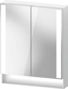 Duravit Qatego szekrény 60x15.5x75 cm tükörrel fehér QA7150018180010