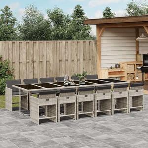 VidaXL Polyrattan Kertbútor Szett - 13 részes