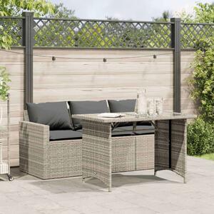 VidaXL - Polyrattan Kerti Étkezőgarnitúra - 2 Fő