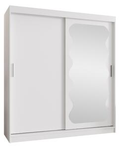 Gardróbszekrény Hartford 578, Laminált forgácslap, 200x180x62cm, Fehér