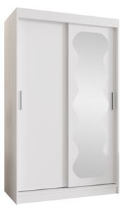 Gardróbszekrény Hartford 578, Laminált forgácslap, 200x120x62cm, Fehér