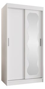 Gardróbszekrény Hartford 578, Laminált forgácslap, 200x100x62cm, Fehér