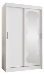 Gardróbszekrény Hartford 578, Laminált forgácslap, 200x120x62cm, Fehér