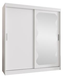 Gardróbszekrény Hartford 578, Laminált forgácslap, 200x180x62cm, Fehér