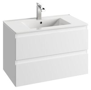 Defra Como szekrény 79x45.6x50 cm Függesztett, mosdó alatti fehér 123D08055