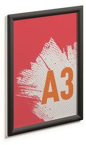 Posztertábla, fali, A3, alumínium keret, DURABLE, fekete (DB479701)