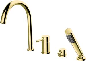 Besco Illusion kád és zuhany csaptelep fürdőkád fölé arany BW-I4-ZL
