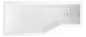 Besco Integra sarokkád 150x75 cm baloldali fehér #WAI-150-PL