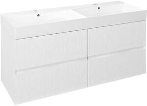 Sapho Filena szekrény 118x43x51.5 cm Függesztett, mosdó alatti fehér FID1212B