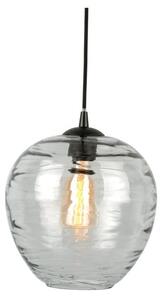 Szürke üveg függőlámpa, magasság 32 cm Globe - Leitmotiv