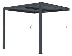 G21 Trenton 3x3 m bioklimatikus pergola, antracit alumínium