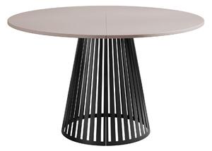 Asztal Prudentia II, 76cm, Kasmír, Fekete