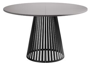 Asztal Prudentia II, 76cm, Fekete, Szürke