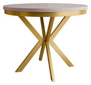 Asztal Oswego 157, 76cm, Kasmír, Aranysárga