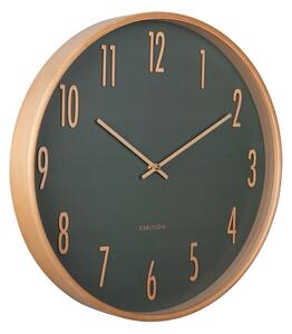 Karlsson 5996GR design falióra zöld, 40 cm átmérővel